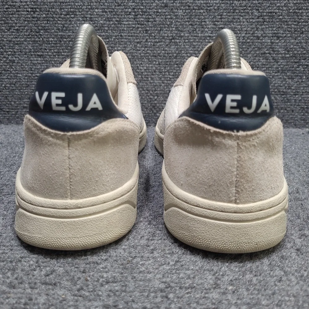 VEJA V-10 B-Mesh Womens Size US 10 / Mens 8 EU 41 White Beige Nautico Sneakers